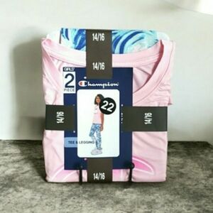 Champion Girls 2Pc Matching Tee & Legging Set - 14/16 XL